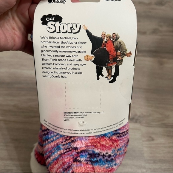 The Comfy Sleeper Sock Multicolor Slipper Socks cozy warm socks 6-10 - Picture 7 of 7